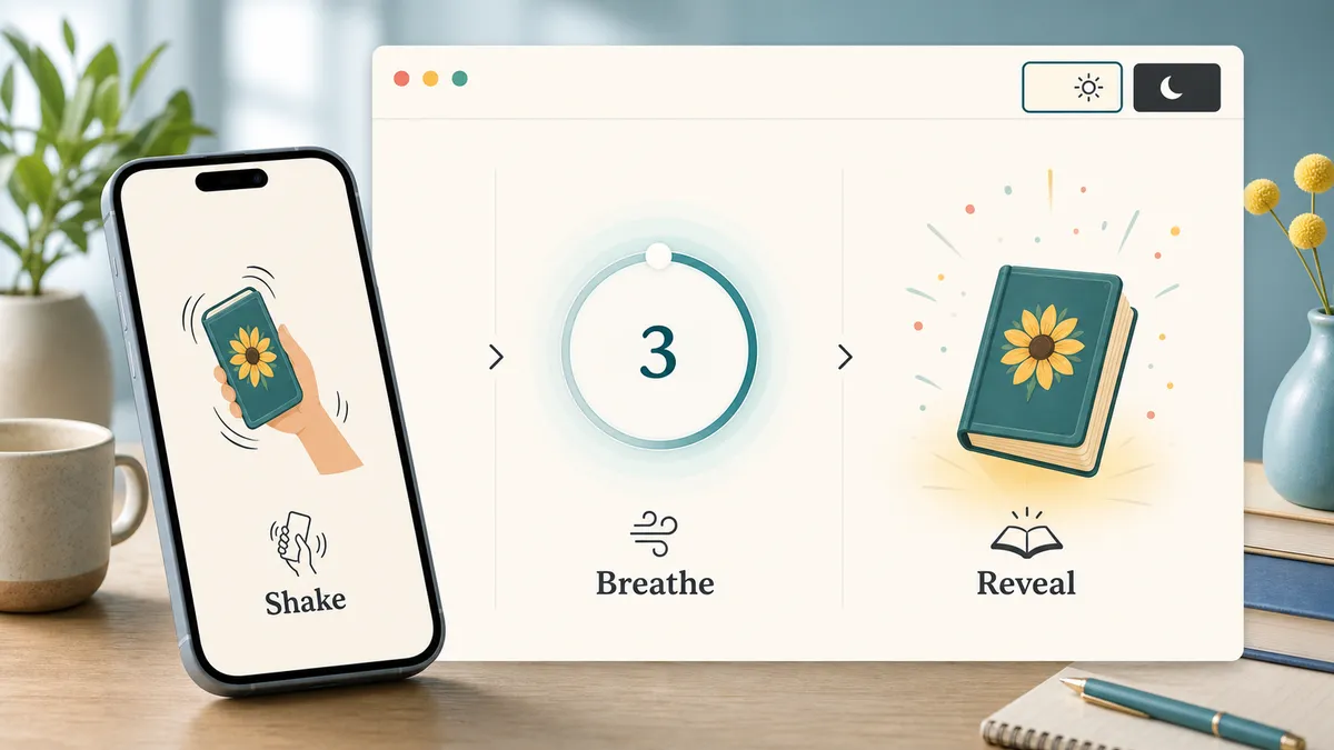 Book of Answers Online result dashboard with recent answers, saved cards, copy button, and image export
